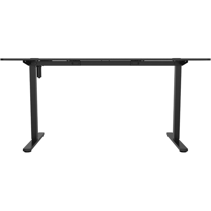 Регульований за висотою стіл Mars Gaming MGD-ERGOPRO, 110x60 см, білий. Ергономічний стіл з карбоновою поверхнею, металевою конструкцією, тримачем для навушників та кабельною організацією.