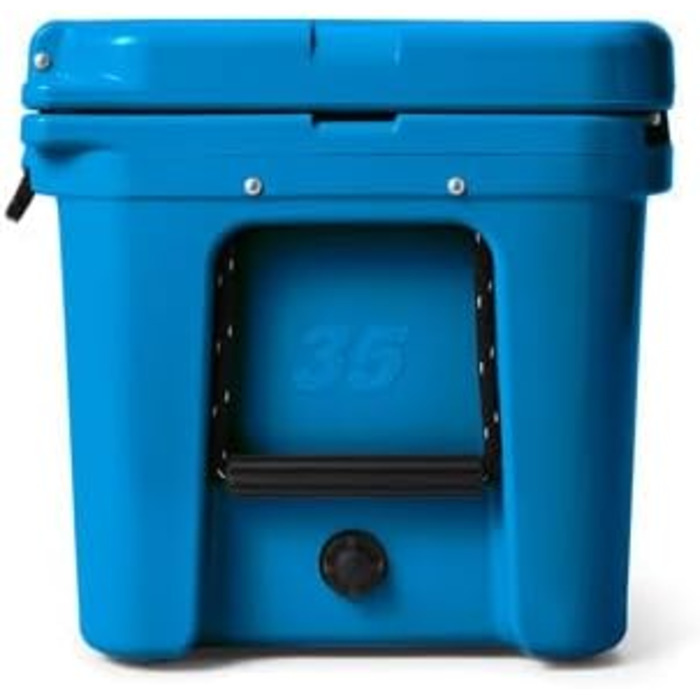 Термобокс YETI Tundra 35 Big Wave Blue, ізотермічний контейнер для зберігання продуктів, синій