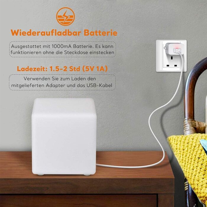 Світлодіодний куб-пуф Mr.Go 12