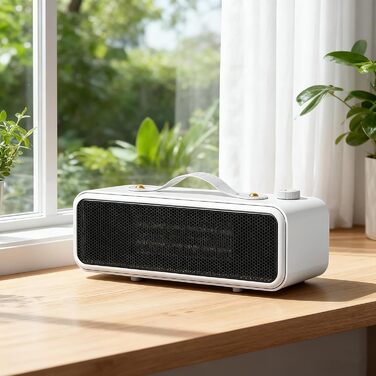 Електричний обігрівач для офісу та дому | Міні-обігрівач на стіл | Швидкий нагрів для холодної погоди | Обігрівач для офісу, дому, подорожей, спальні, робочого місця | Клас енергоефективності A