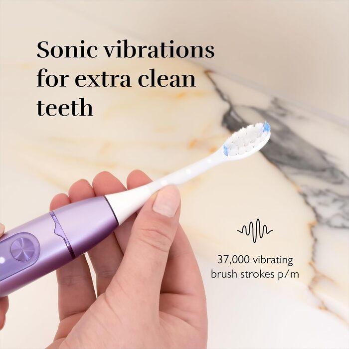 SonicYou Lila - звукова зубна щітка Silk'n з акумулятором на 300 днів