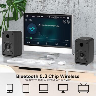 Активний динамік Bluetooth 100 Вт, 4 НЧ, HDMI ARC, оптичний, RCA, USB, AUX, пульт дистанційного керування (жовтий)