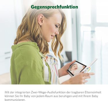 Радіоняня LeapFrog LF2423 з камерою, відеодисплей 2.8