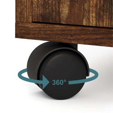 Relaxdays Роликовий контейнер з шухлядами та відсіками