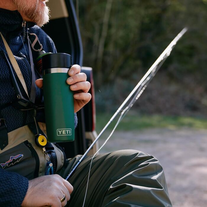 Термос YETI Rambler, 355 мл, нержавіюча сталь, ізольований, з кришкою Commuter, колір Forest Green