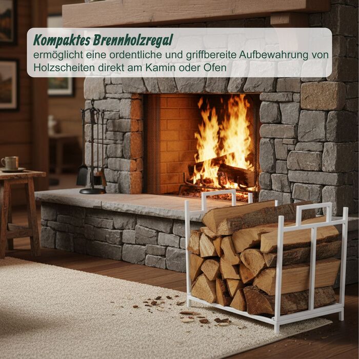 Підставка для дров Relaxdays складна металева