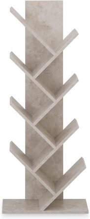 Стильна полиця для книг IDIMEX Jules з бетону - вільного типу, з високоякісної ДСП