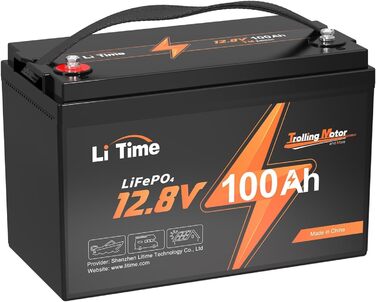 Акумуляторна батарея LiFePO4 12V 50Ah з максимальною кількістю циклів 15000 циклів і терміном служби 10 років, вбудована 50A BMS, літієва батарея 12V 50Ah ідеально підходить для автофургонів, сонячної системи, ідеальна заміна батареї AGM (12V100Ah)