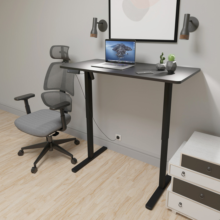 Стіл Mealux PowerDesk Lite XL Black (арт. EVO-202 Lite B/B)