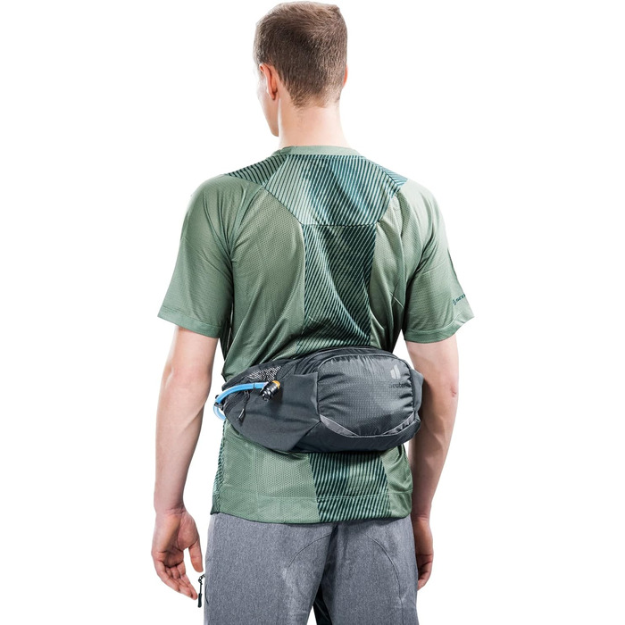 Поясна велосипедна сумка Deuter Pulse 3, 3 л, графітова
