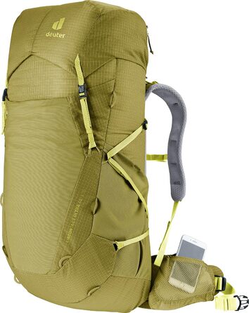 Жіночий трекінговий рюкзак Deuter Aircontact Ultra 45+5 л, ультралегкий, Linden-sprout