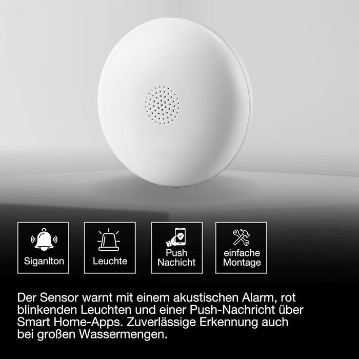 Розумний датчик чадного газу LEDVANCE SMART+ з WiFi, сертифікований EN 50291, білий, пластик