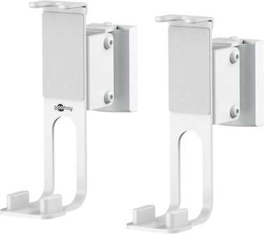 Стійка для колонок Goobay 71 см, біла, для Sonos One/One SL, вантажність 5 кг, з кабельним менеджментом