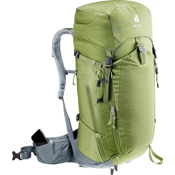 Рюкзак для походів Deuter Trail Pro 36 л 2024, зелено-сірий