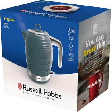 Тостер Russell Hobbs Inspire на 2 тости, нержавіюча сталь, з підставкою для булочок, 6 режимів, розморожування та підігрів 24373-56