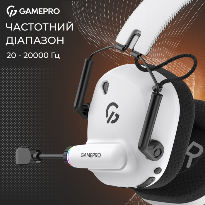 Бездротова ігрова гарнітура Gamepro Genesis Mercury Pro (HSW120W) 3-Mode