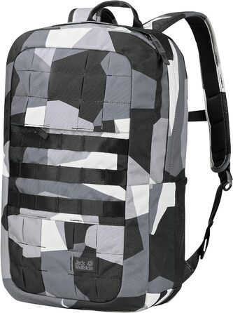 Рюкзак Jack Wolfskin TRT 18 унісекс, сірий, геометричний принт, універсальний розмір
