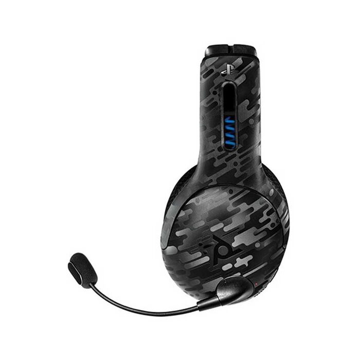 Бездротові ігрові навушники PDP Gaming LVL50 з мікрофоном для PS5, PS4, PC та ноутбука, шумопоглинання, підсилення басів, накладні, чорний камуфляж