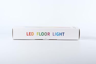 LED торшер DeeprBling для вітальні 165 см, кутова RGB лампа з димуванням, пультом і додатком, 16 млн кольорів, музичний та DIY-режими, таймер, для спальні, ігрової кімнати, офісу, читального залу, трикутна база