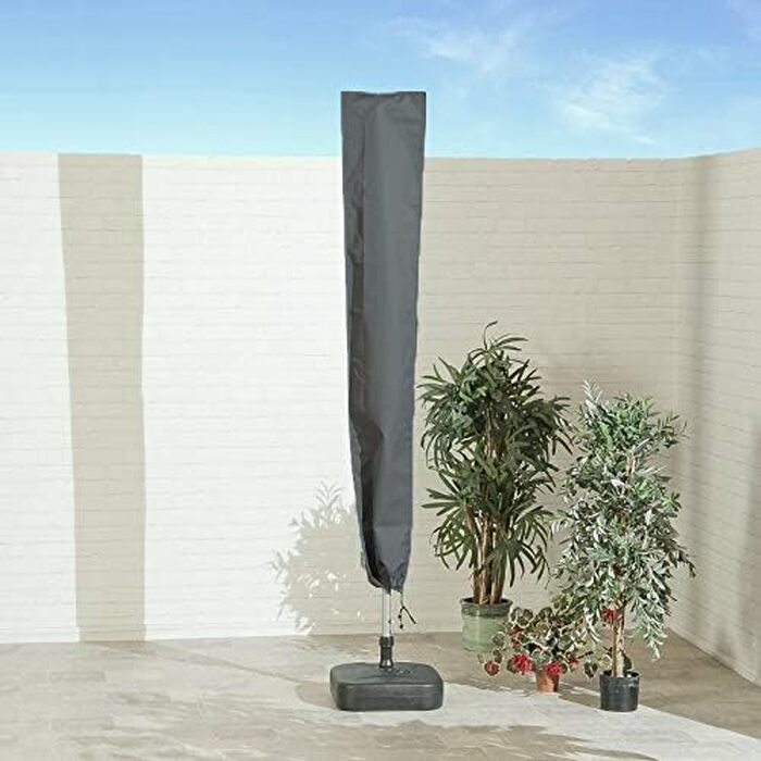 Чохол для парасольки/терасної парасольки, 153x30x30 см, водовідштовхувальний, міцний, 600D Oxford, PVC покриття, чорний