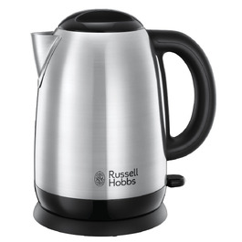 Тостер Russell Hobbs Adventure нержавіюча сталь на 2 тости, з підставкою для булочок, 6 режимів, розморожування, підігрів, Lift & Look, 850 Вт 24080-56 + Чайник електричний 1,7 л