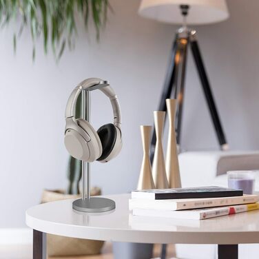 Підставка для навушників Geekria, сумісна з Bose QC25/QC35, Sony WH-1000XM4/WH-1000XM3, ATH, AKG, JBL, тримач для гарнітури, сірий
