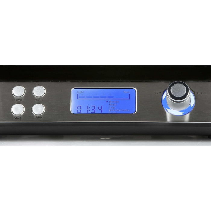 Вафельниця Domo Waffel Genius DO9219W, розумна, 2 вафлі, нержавіюча сталь