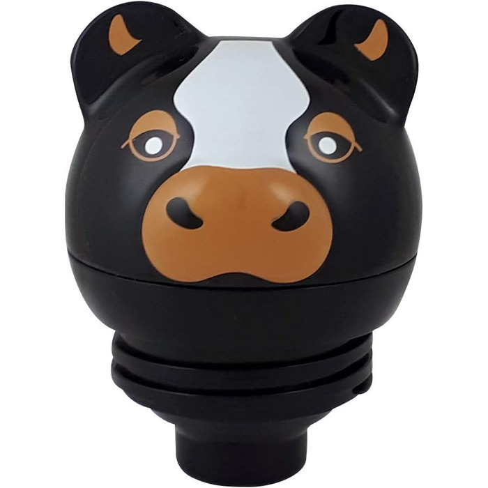 Термос-графін Helios Thermo-Cow, пластик, 1 л, чорний