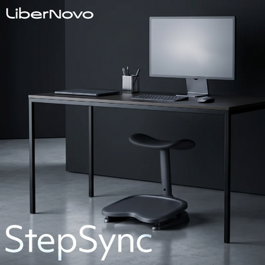 Ергономічна підставка для ніг LiberNovo StepSync Footrest Graphite for Omni Gen