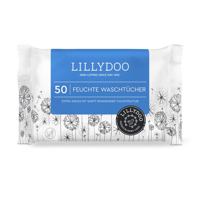 Вологі гігієнічні серветки LILLYDOO для дітей, 350 шт (7 пачок по 50 шт)