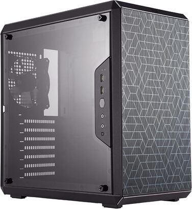 Корпус Cooler Master MasterBox Q500L ATX Mini Tower з прозорою бічною панеллю, організацією кабелів і багатьма варіантами охолодження