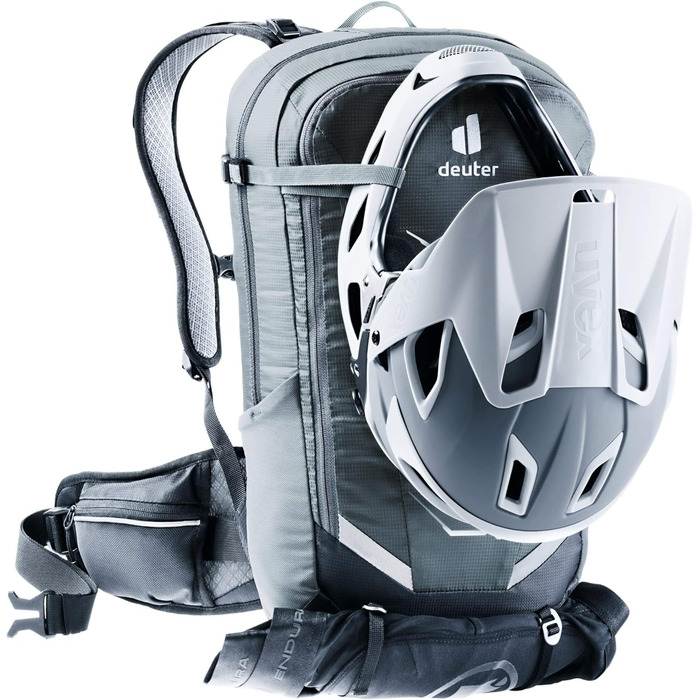 Велосипедний рюкзак Deuter Flyt 14 з протектором, графітово-чорний