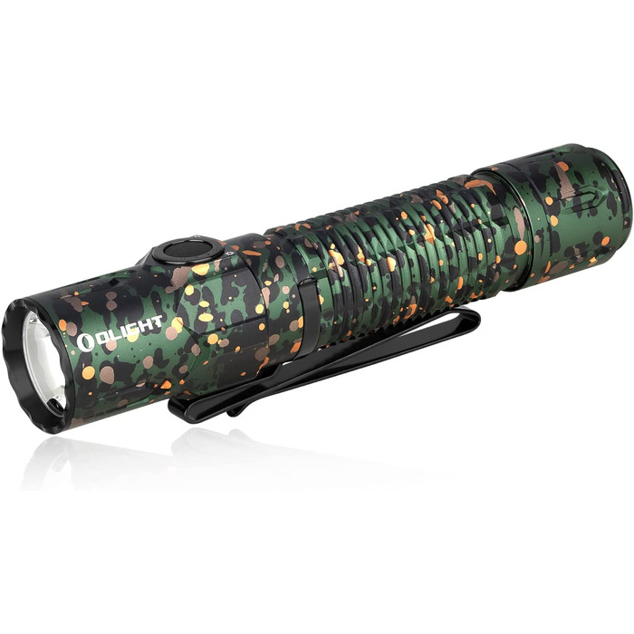 Ліхтарик тактичний OLIGHT Warrior 3S, 2300 люмен, 5 режимів, USB-зарядка, з датчиком відстані, водонепроникний IPX8, для кемпінгу, туризму, пошуку, синій