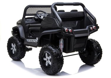Дитяче електромобіле Mercedes Unimog, чорний, LEAN CARS