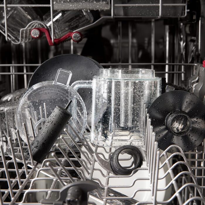 Блендер заглибний KitchenAid Go Cordless бездротовий, 1л, з чашею BPA-free, вінчиком та подрібнювачем, захист від подряпин, сталеві леза, чорний