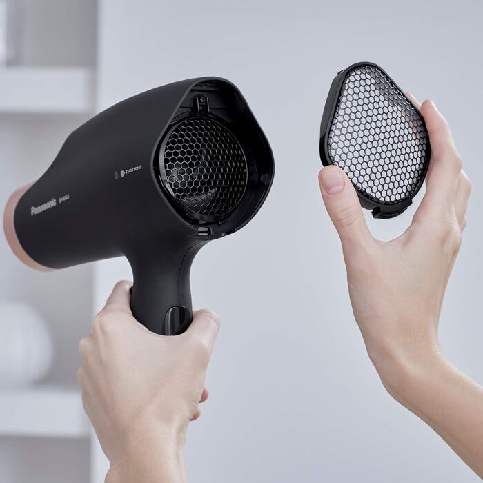 Фен для волосся Panasonic EH-NA63 Nanoe з дифузором та вузьким соплом, 2000 Вт, Рожеве золото