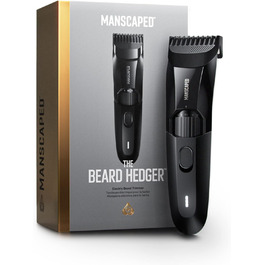 Тример для бороди MANSCAPED The Beard Hedger, 20 рівнів, T-подібна лезо з нержавіючої сталі, бездротовий, водонепроникний, 60 хв роботи