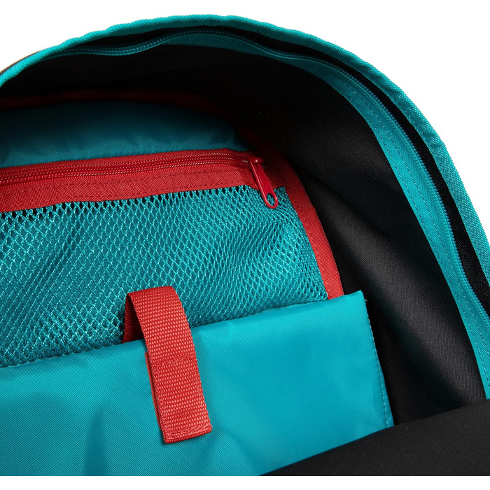 Рюкзак EASTPAK Out of Office 27 л, 44 см, Контраст Аква-Червоний