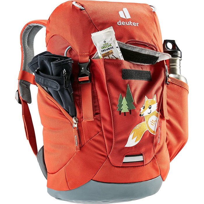 Дитячий рюкзак Deuter Waldfuchs 14 л для дитсадка, помаранчевий (Lava-paprika), анатомічна спинка