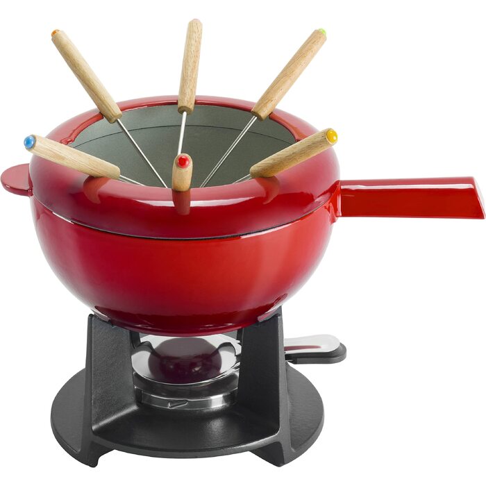 Набір для фондю ZWILLING Cast Iron чавунний, червоний (Getaway Solids), 1003156