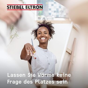 Електрообігрівач STIEBEL ELTRON 2 кВт, конвектор на колесах, для 25 м², енергоощадний, TÜV сертифікат