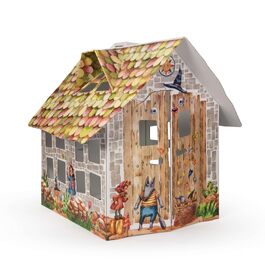 Дитячий картонний будиночок Spielhaus XXL 120x115x113 см - казковий будиночок-відьмочка