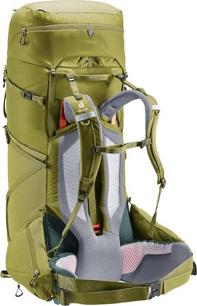 Туристичний рюкзак Deuter Aircontact Core 70+10 л, зелений (2024), для трекінгу