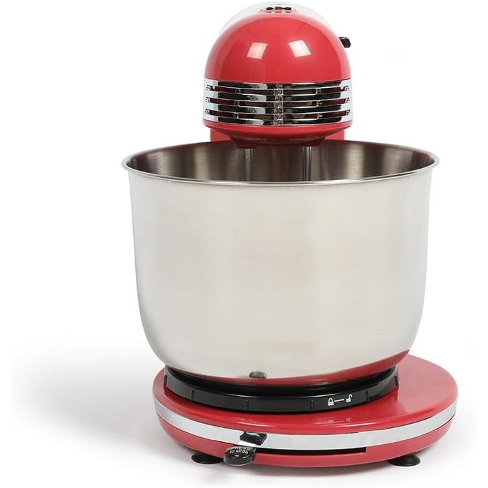 Мультифункціональний тістоміс для випічки 3л 250Вт, червоний DOP137RC Chili Red