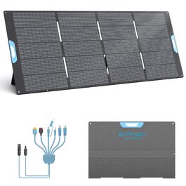 Складана монокристалічна сонячна панель 220W 26V, портативна сонячна зарядна станція (400W peak)