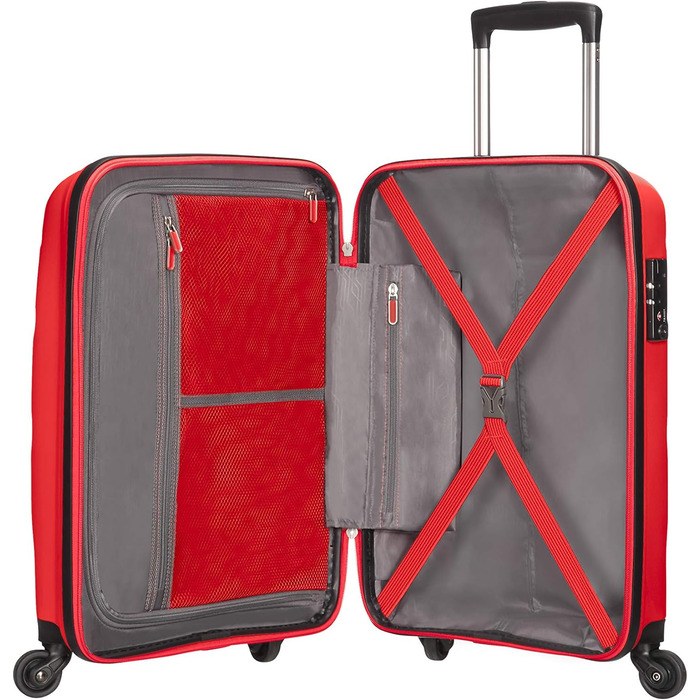 Дорожня валіза American Tourister Bon Air Spinner S 55 см, червона, 31.5 л