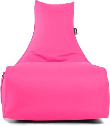 Геймерський крісло-мішок BuBiBag з кишенями для дітей і дорослих, рожевий, для ігор, відпочинку, для дому та вулиці