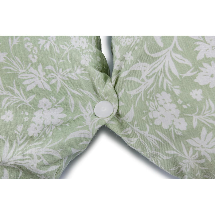 Подушка для годування та вагітних Ceba Baby Wildblumen XXL, 190 см, 100% бавовна, сертифікат OEKO-TEX
