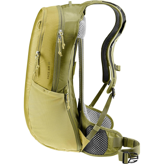 Велосипедний рюкзак Deuter Race Air 10 л, Linden-cactus, вентиляція спини