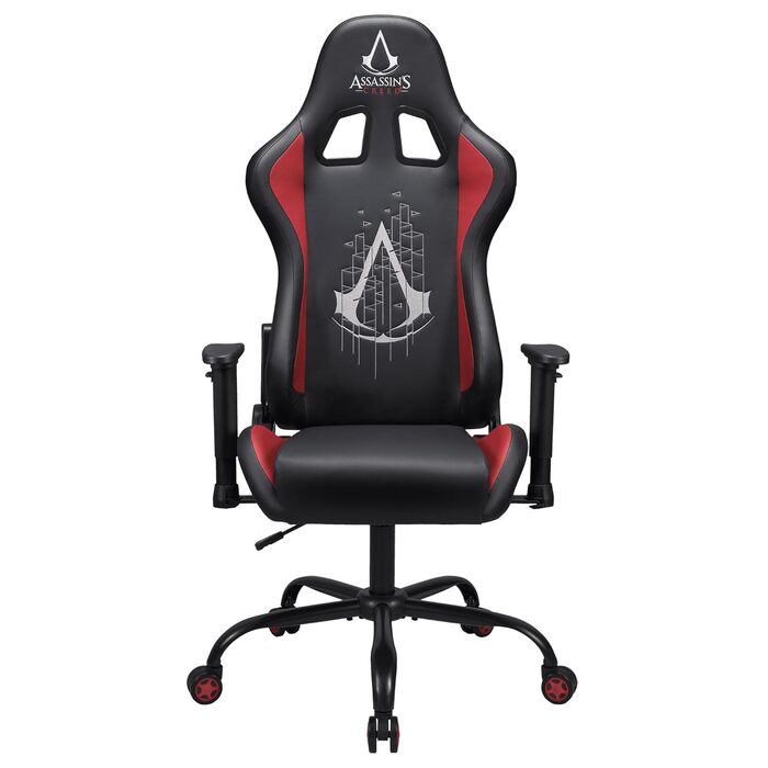 Ігрове крісло Subsonic Assassin's Creed для дорослих, ергономічне, з регульованою спинкою та підлокітниками, офіційна ліцензія